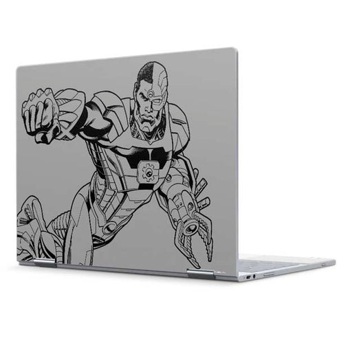 DC Comics Cyborg Comic Pop Pixelbook Skin